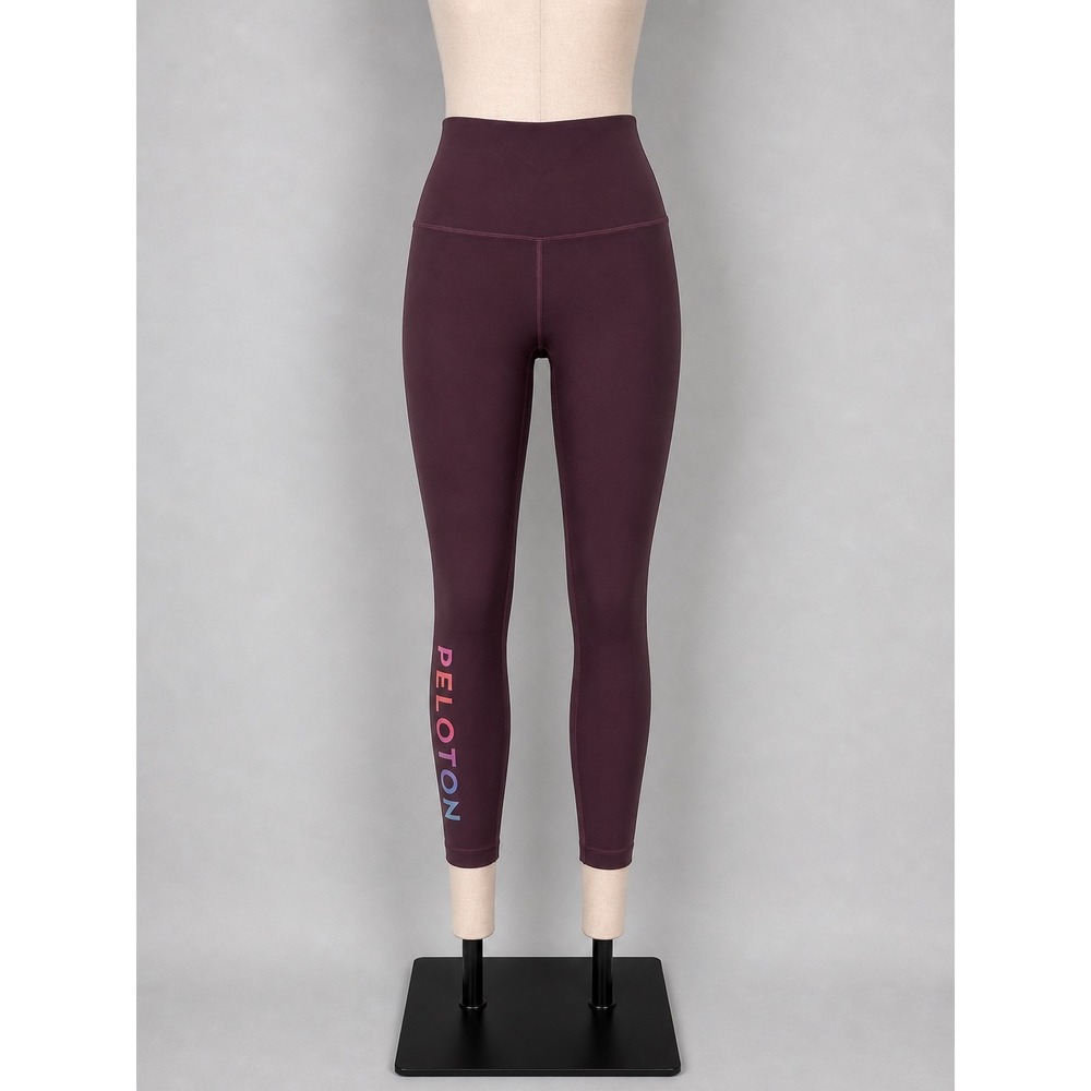 Lululemon x Peloton Align II High-Rise Pant 25 Nulu Burgundy Leggings Size 4